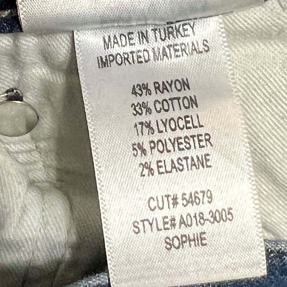 Agolde Sophie High Rise Crop Skinny Stretch Denim Jeans Women’s 26 - Picture 12 of 16